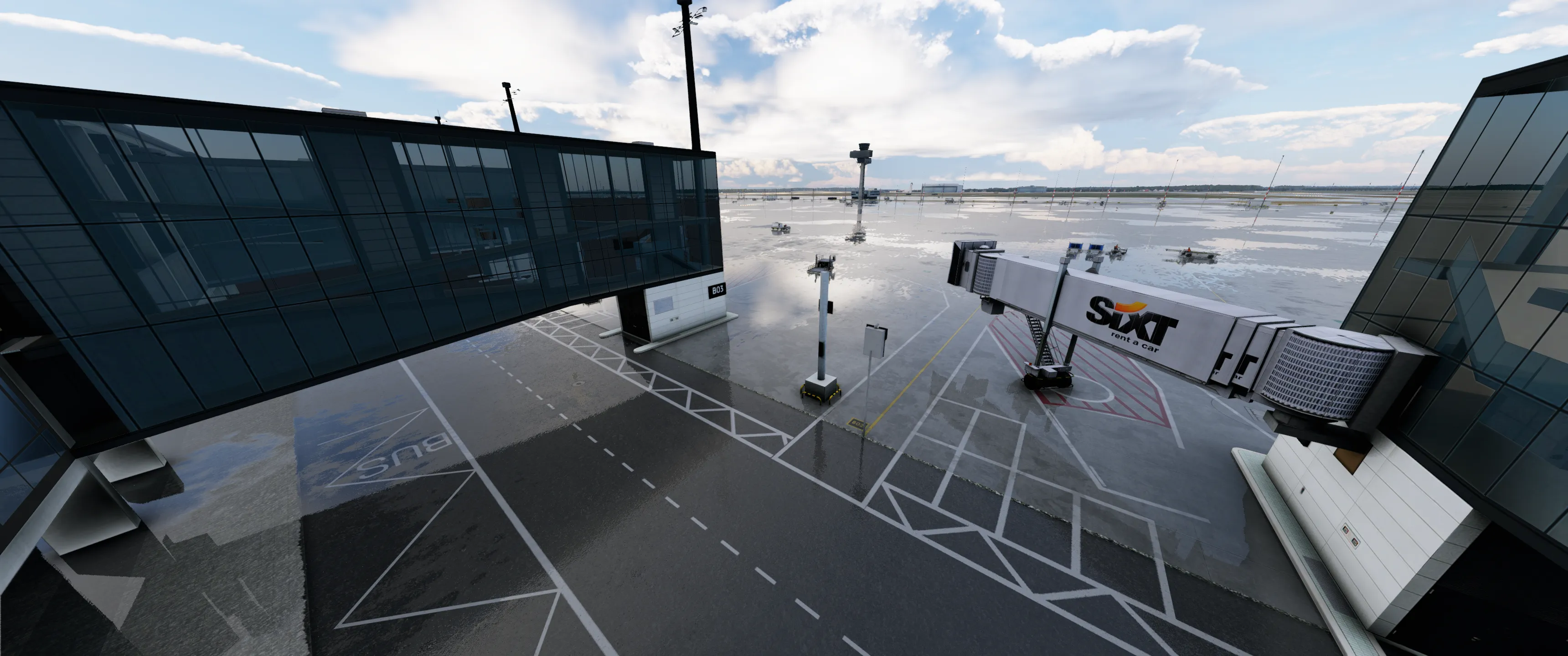 Аэропорт EDDB ( Бранденбург, Германия )