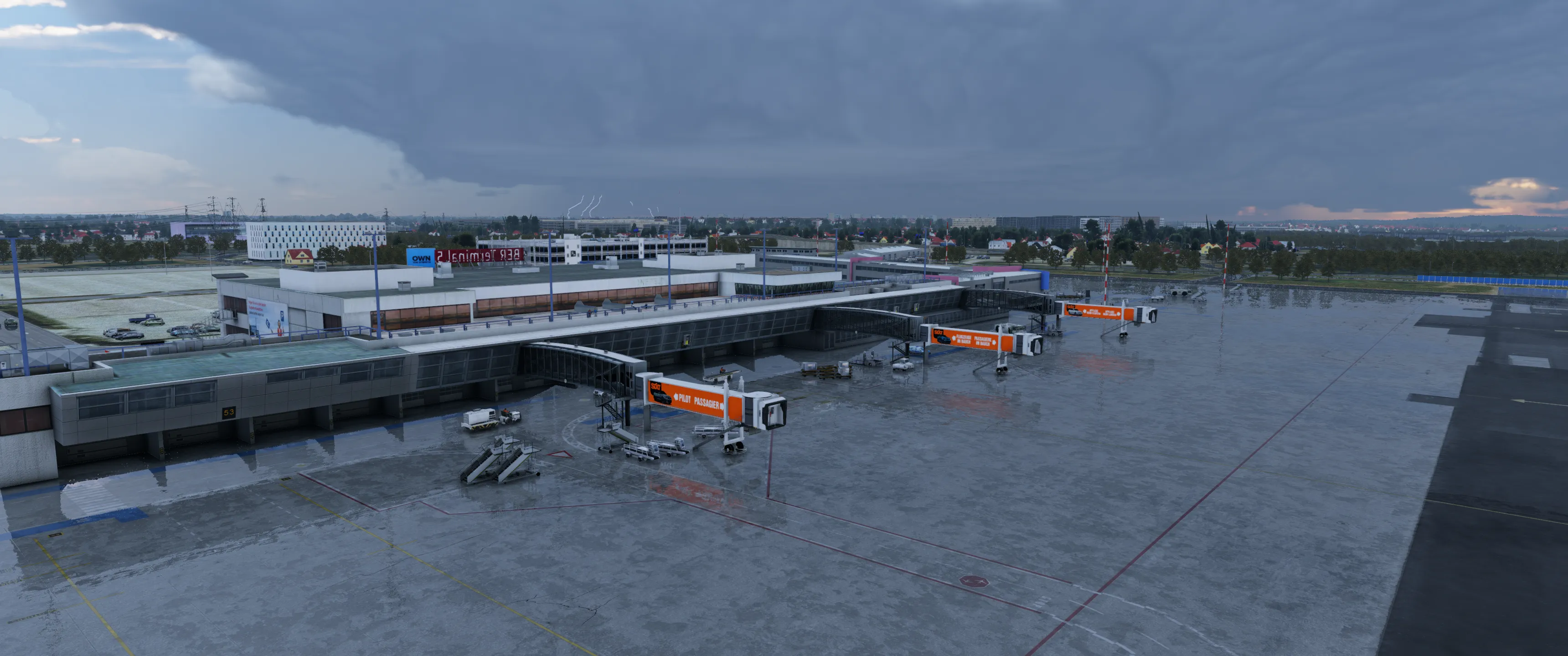 Аэропорт EDDB ( Бранденбург, Германия )