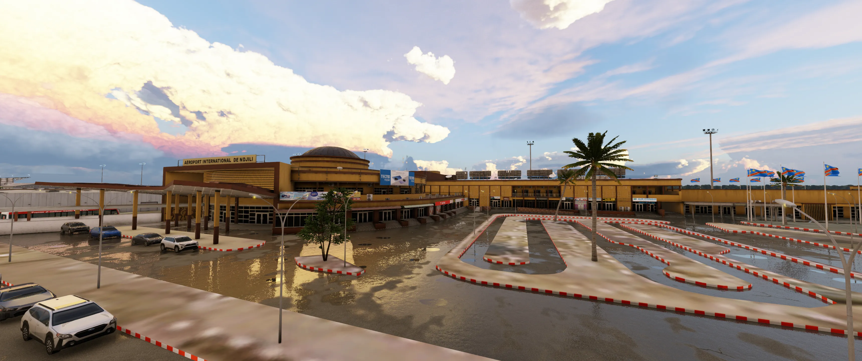 Аэропорт FZAA ( Киншаса, Конго )