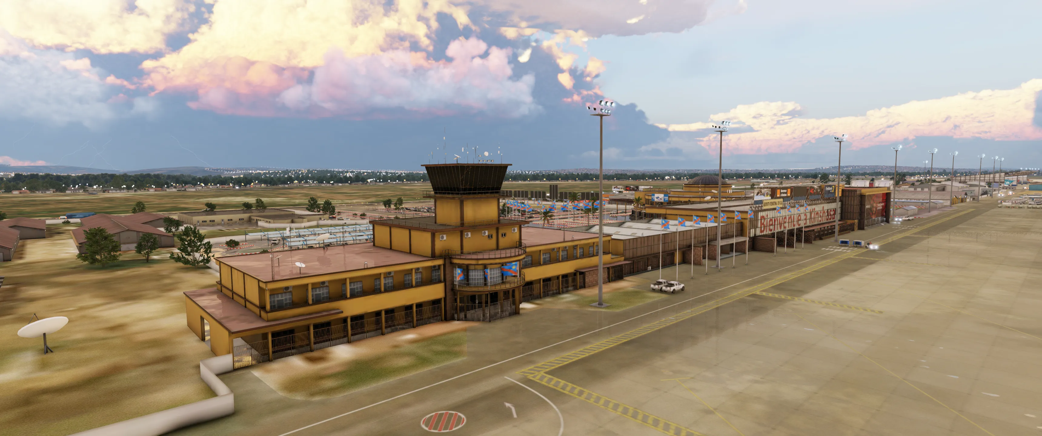 Аэропорт FZAA ( Киншаса, Конго )