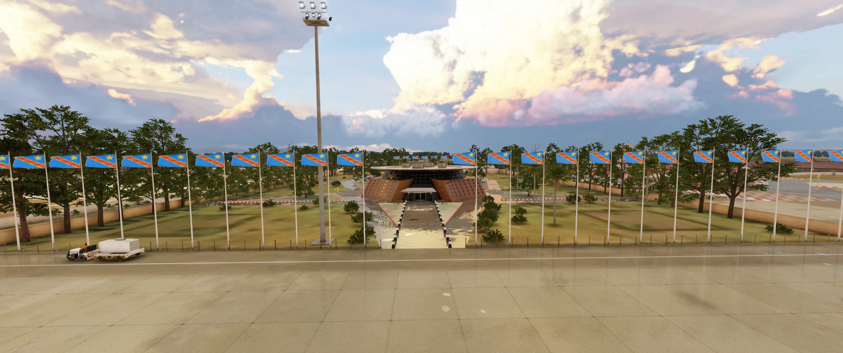 Аэропорт FZAA ( Киншаса, Конго )