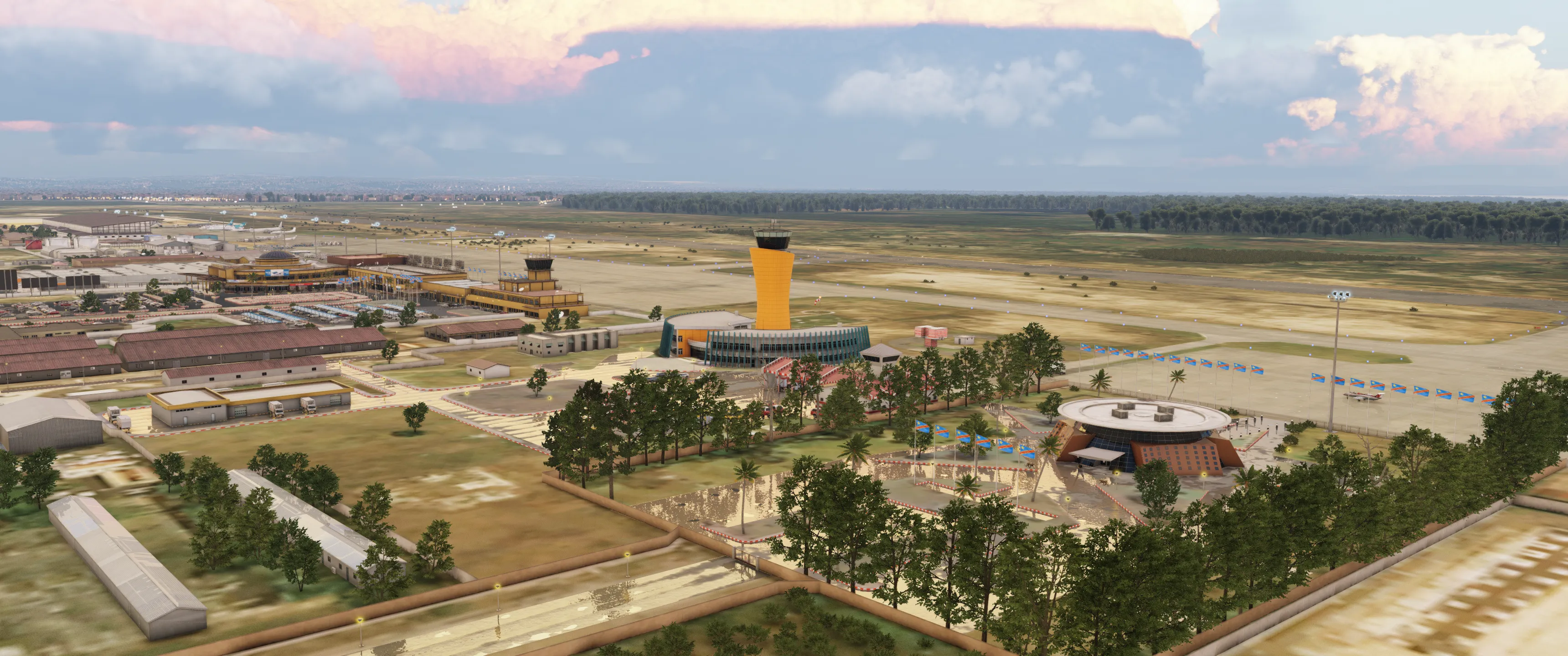 Аэропорт FZAA ( Киншаса, Конго )