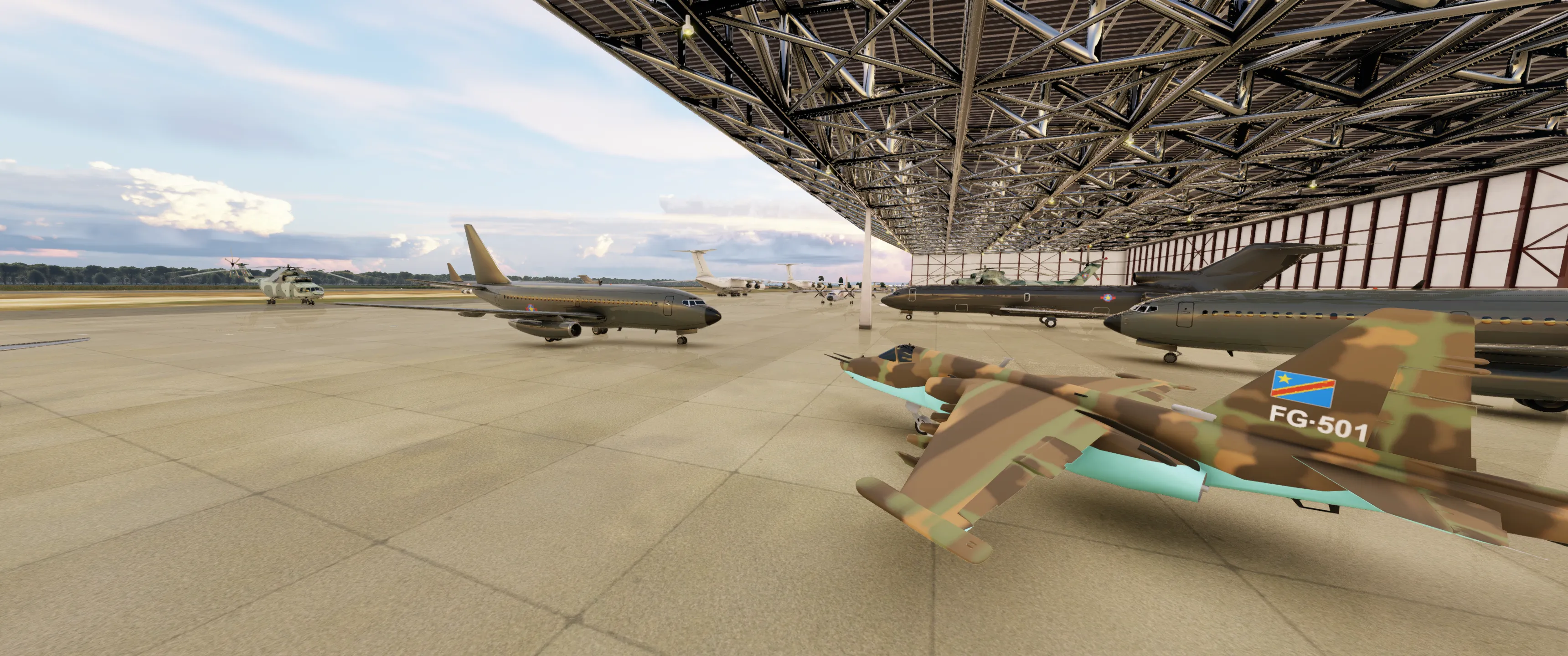 Аэропорт FZAA ( Киншаса, Конго )