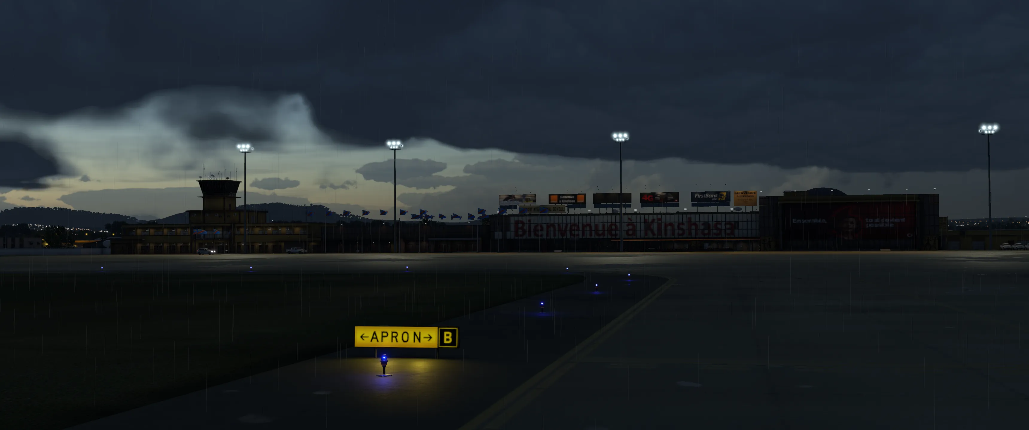 Аэропорт FZAA ( Киншаса, Конго )