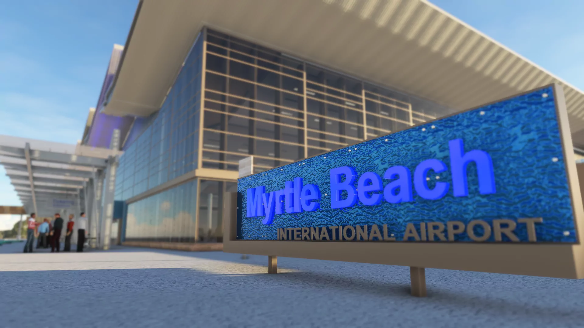 Аэропорт KMYR ( Миртл-Бич, США )
