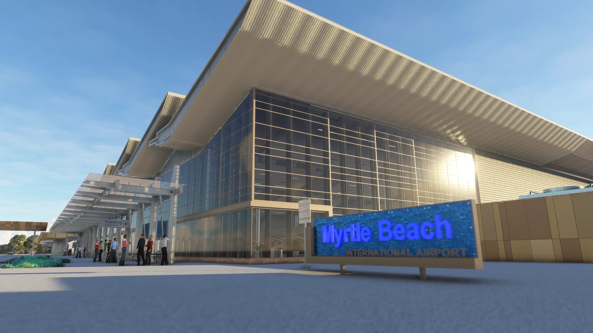 Аэропорт KMYR ( Миртл-Бич, США )