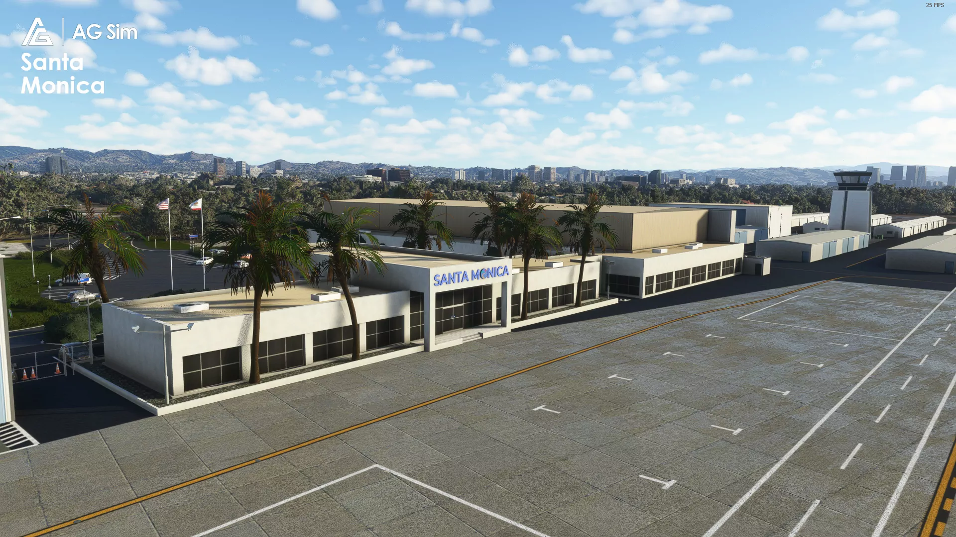 Аэропорт KSMO ( Санта-Моника, США )