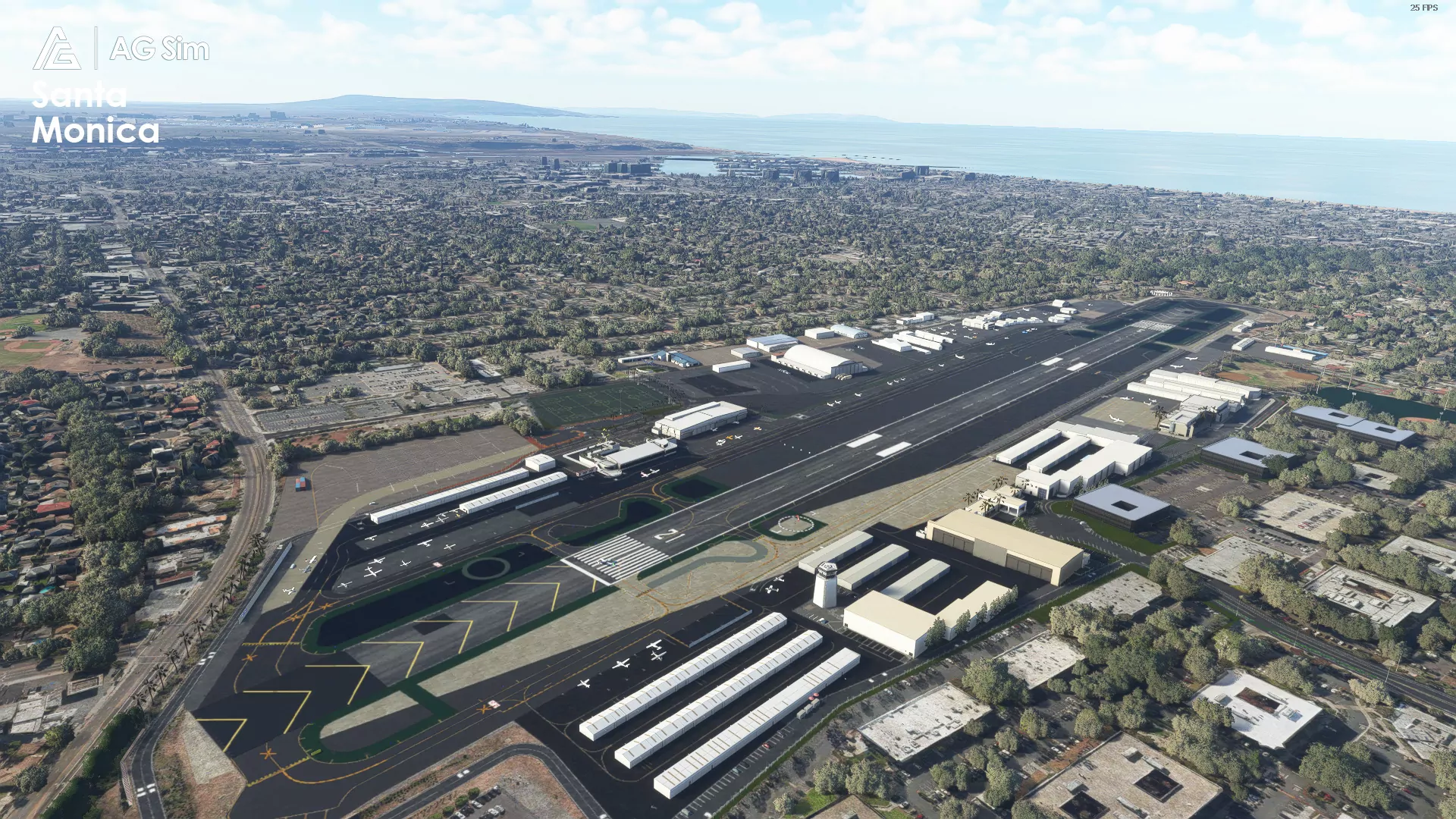 Аэропорт KSMO ( Санта-Моника, США )