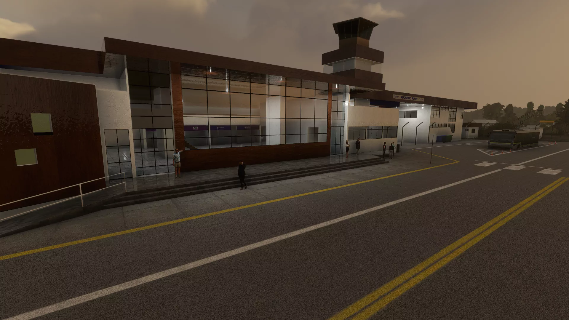 Аэропорт SCVD ( Вальдивия, Чили )