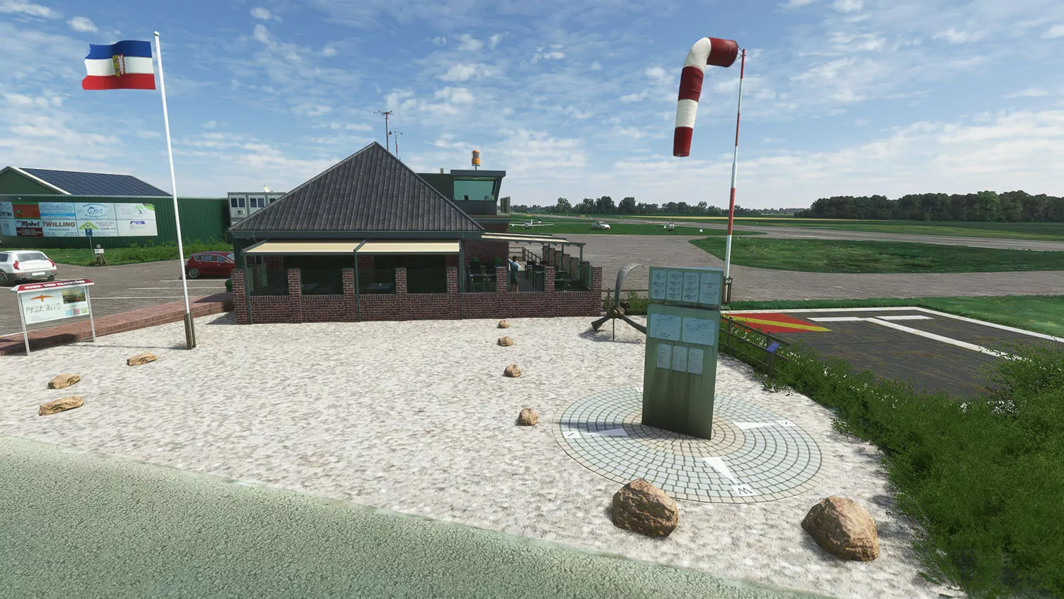 Аэродром EDXO ( Санкт-Петер-Ординг, Германия )