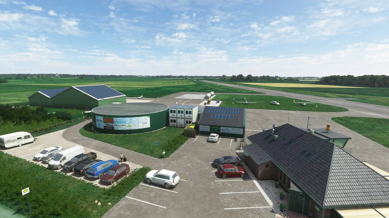 Аэродром EDXO ( Санкт-Петер-Ординг, Германия )