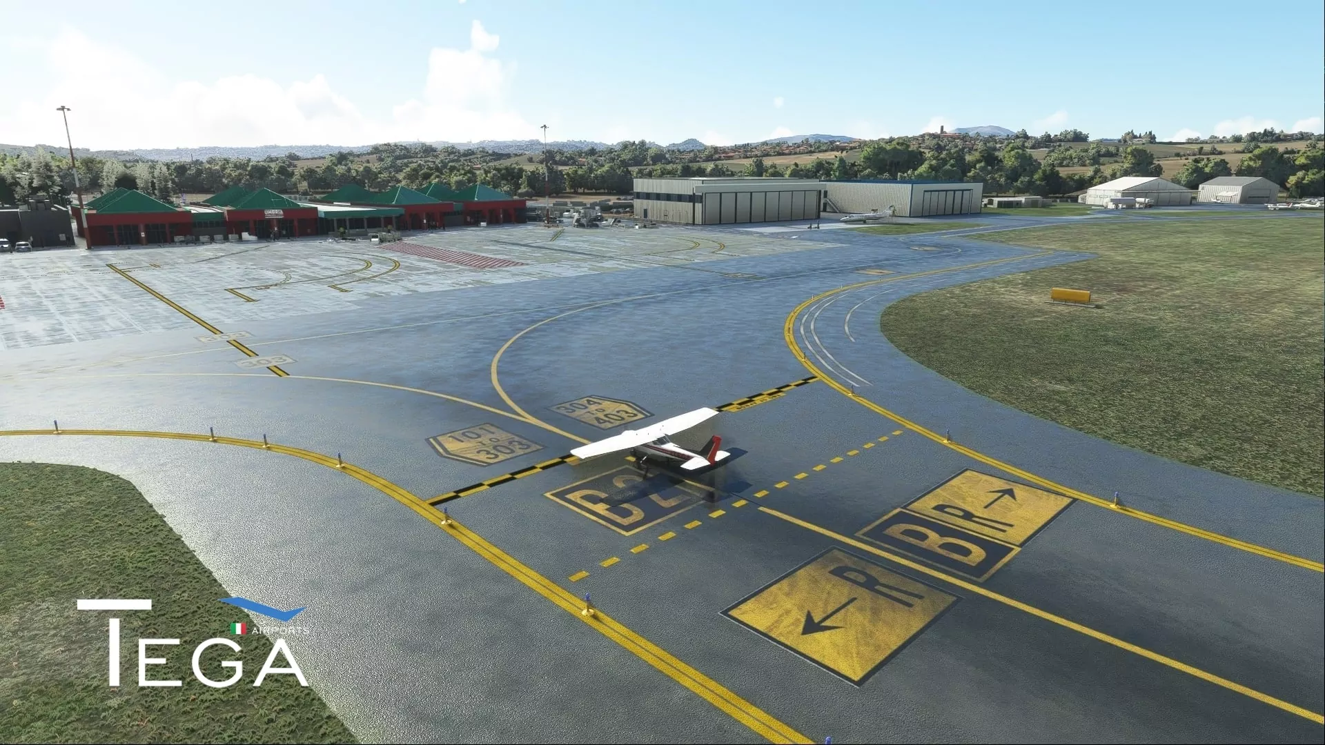 Аэропорт LIRZ ( Умбрия, Италия )