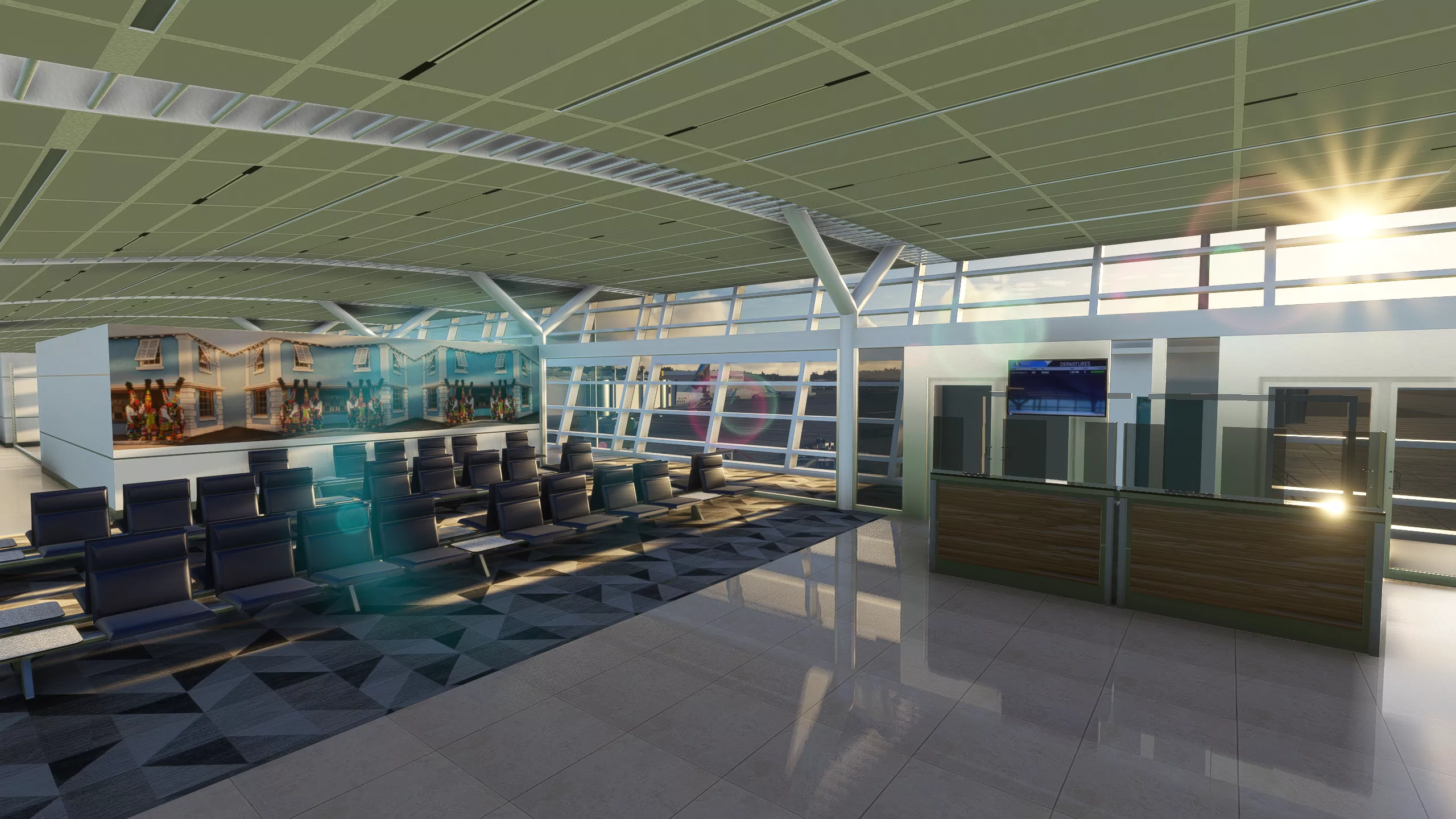 Аэропорт TXKF ( Сент-Джордж, Бермуды )