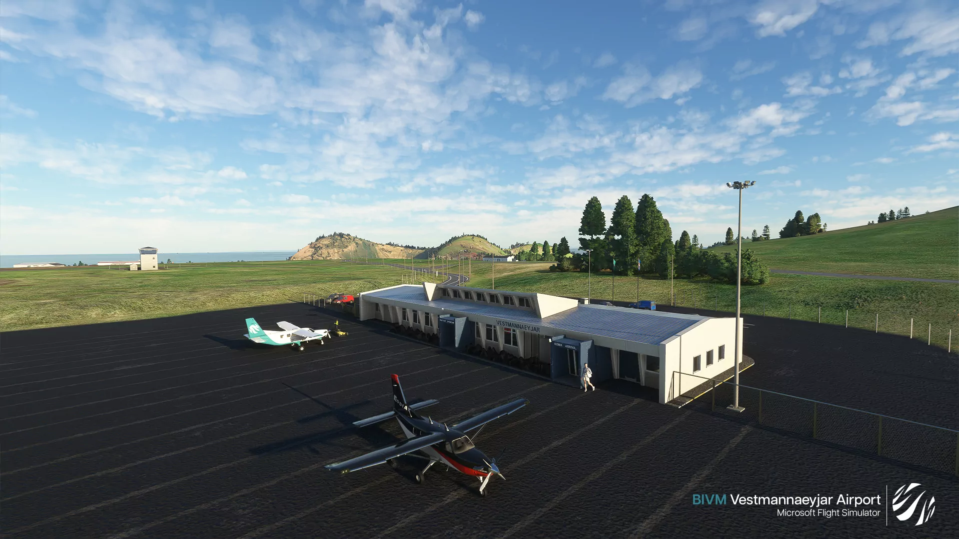 Аэропорт BIVM ( Хеймаэй, Исландия )