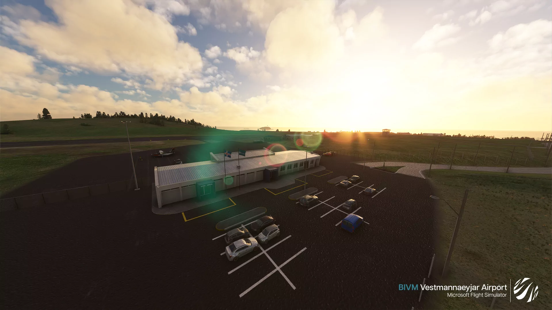 Аэропорт BIVM ( Хеймаэй, Исландия )