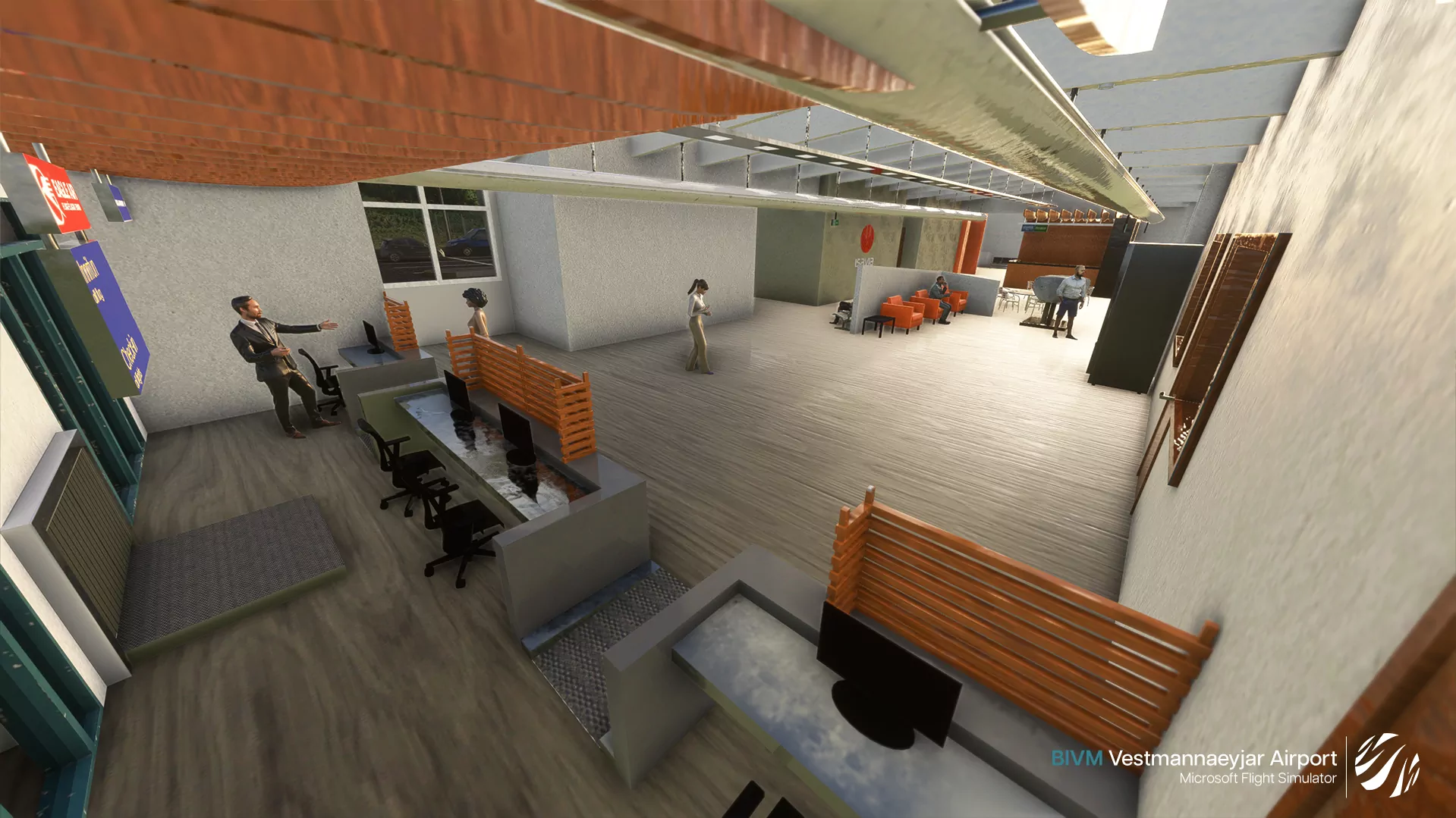 Аэропорт BIVM ( Хеймаэй, Исландия )