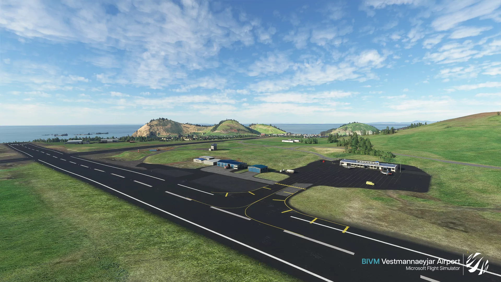 Аэропорт BIVM ( Хеймаэй, Исландия )