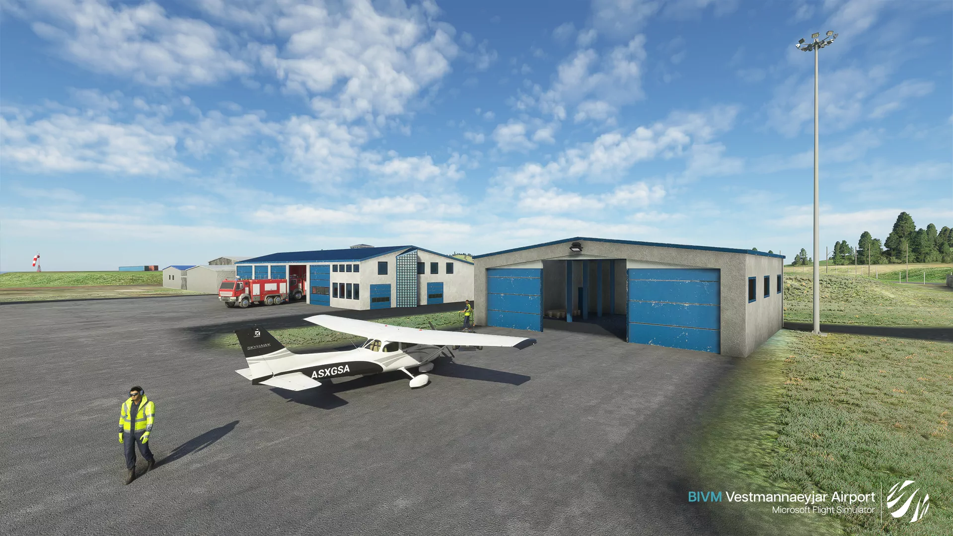 Аэропорт BIVM ( Хеймаэй, Исландия )