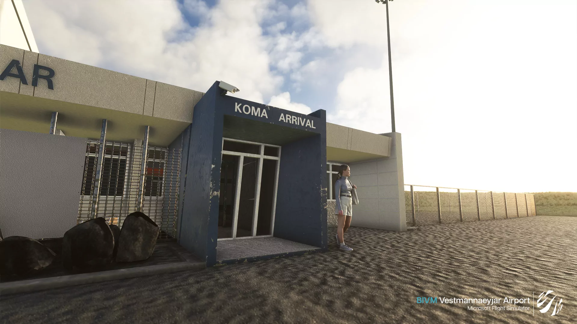 Аэропорт BIVM ( Хеймаэй, Исландия )