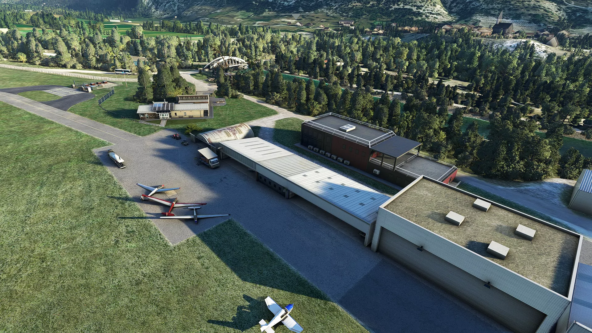 Аэродром LFNC ( Сен-Крепен, Франция )