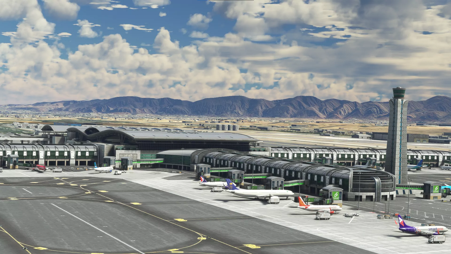 Аэропорт OOMS ( Маскат, Оман )