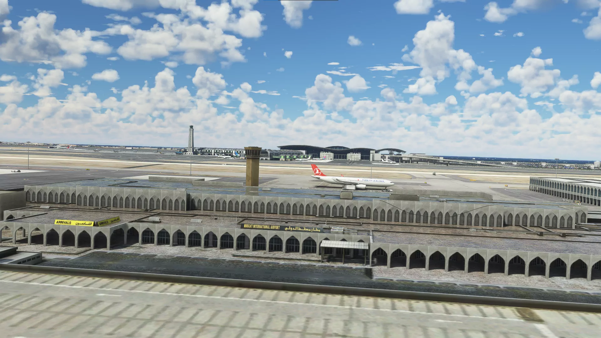 Аэропорт OOMS ( Маскат, Оман )