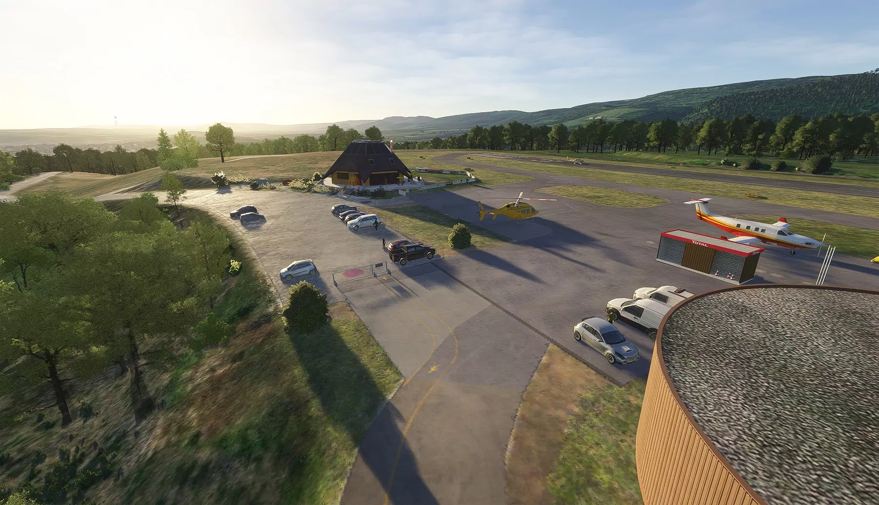 Аэропорт LSZQ ( Брессокур, Швейцария )