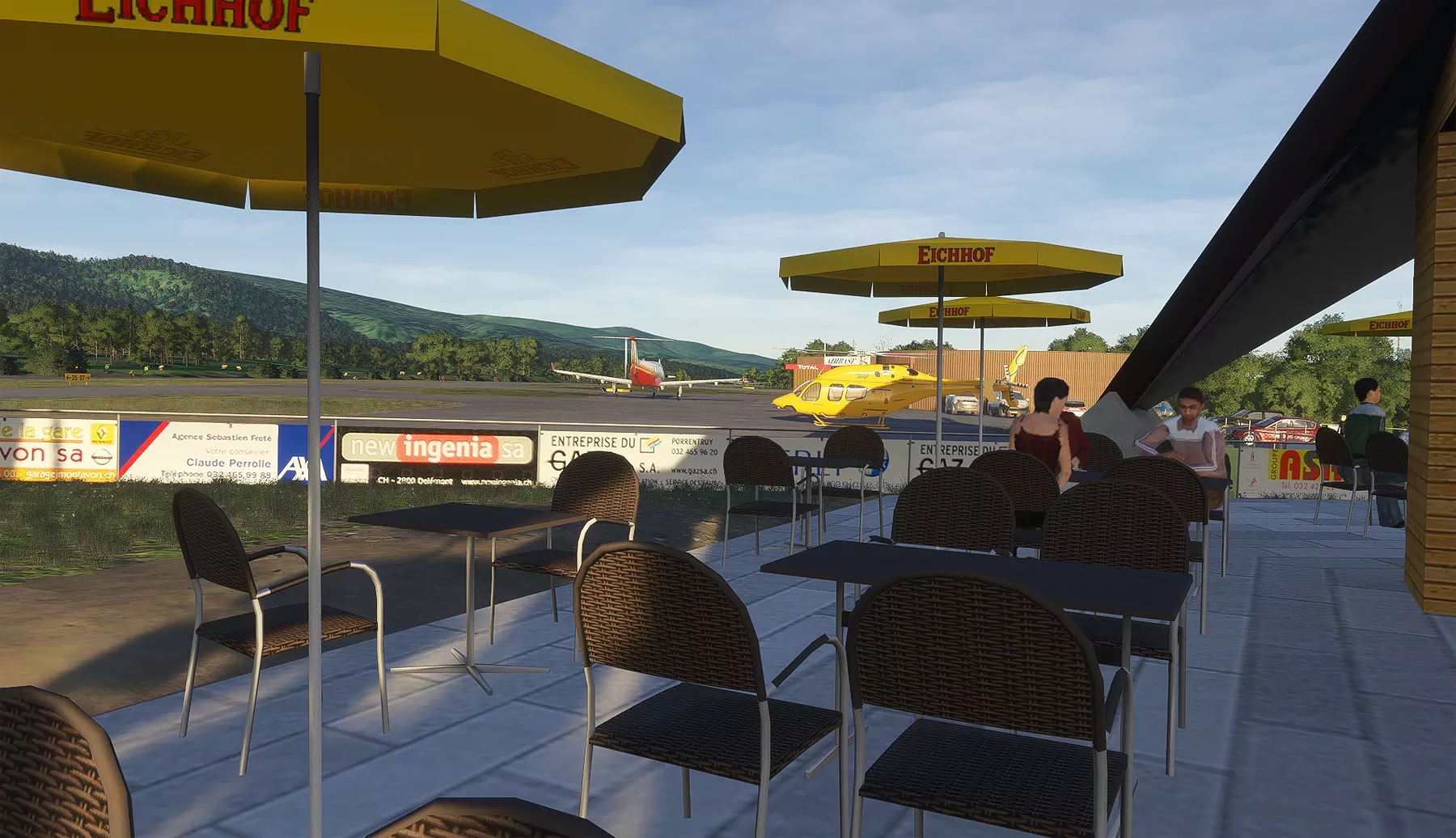 Аэропорт LSZQ ( Брессокур, Швейцария )