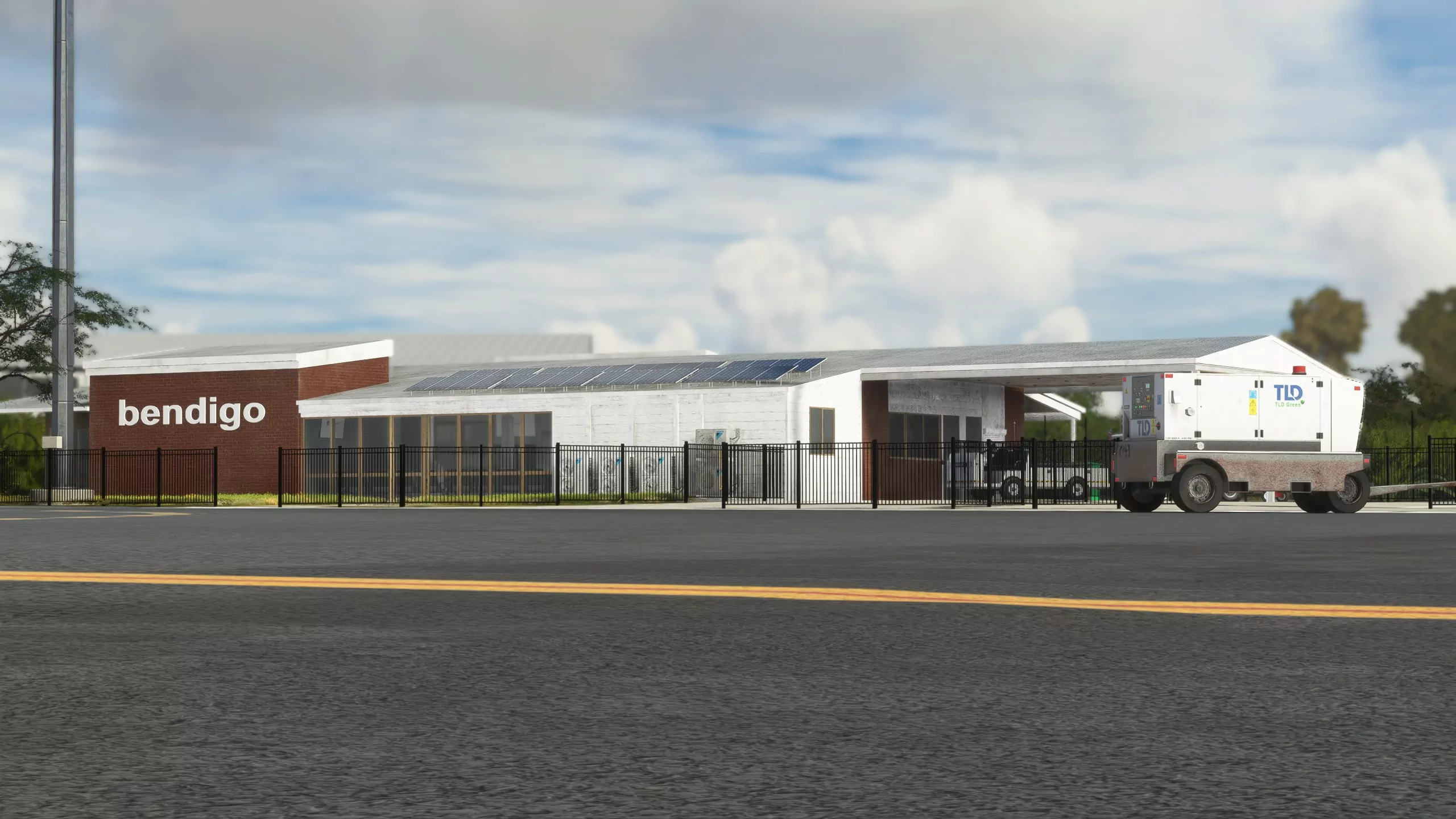 Аэропорт YBDG ( Бендиго, Австралия )