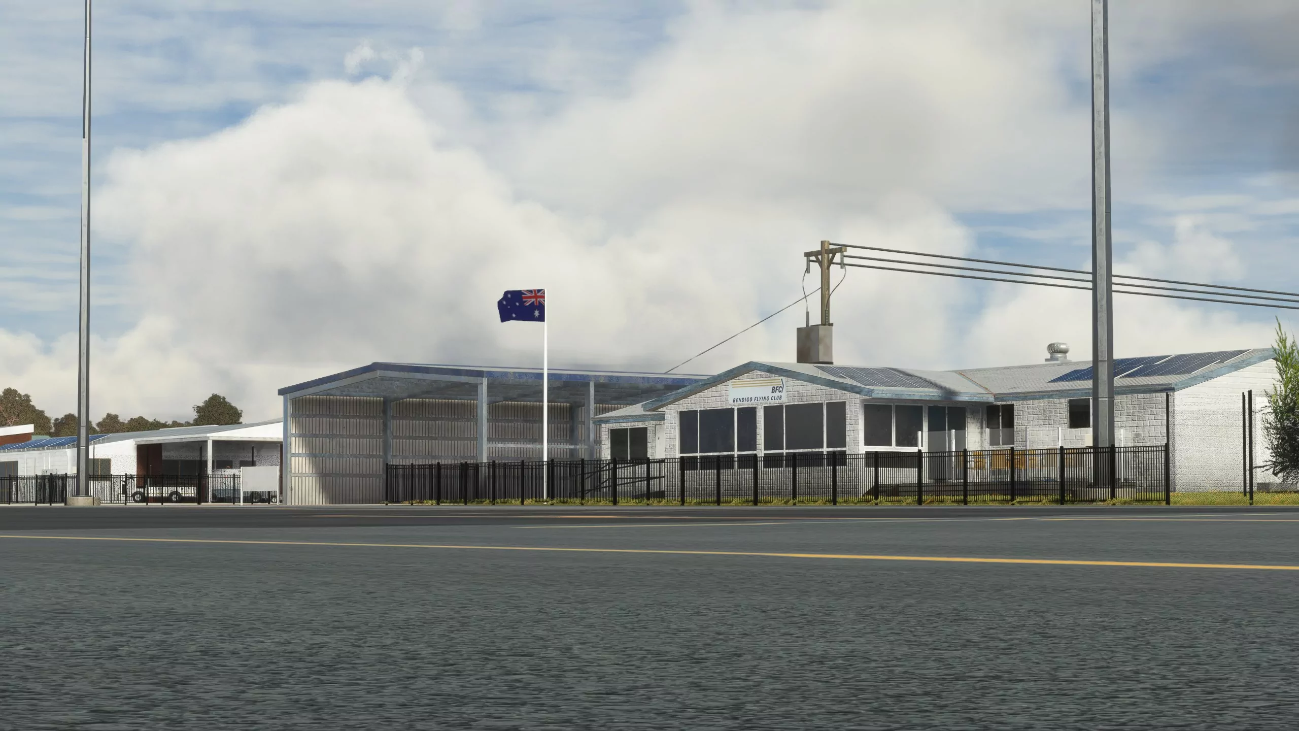 Аэропорт YBDG ( Бендиго, Австралия )