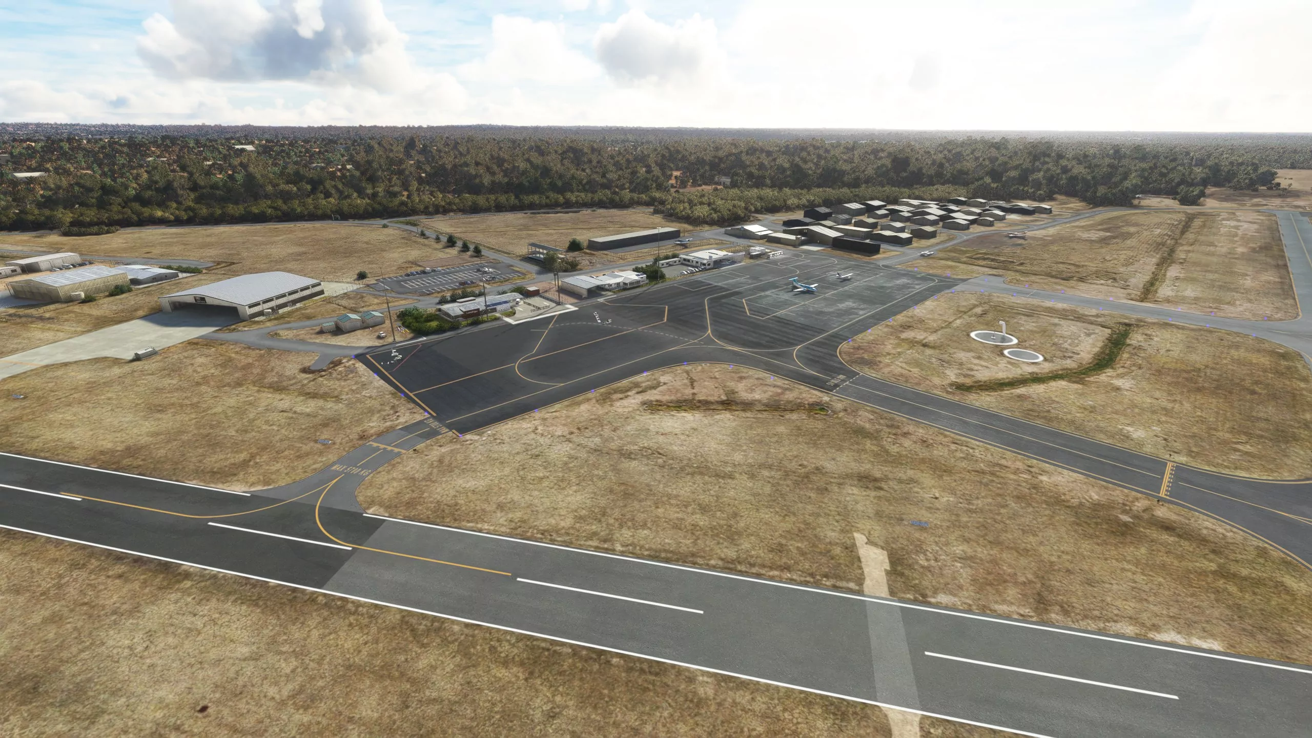 Аэропорт YBDG ( Бендиго, Австралия )