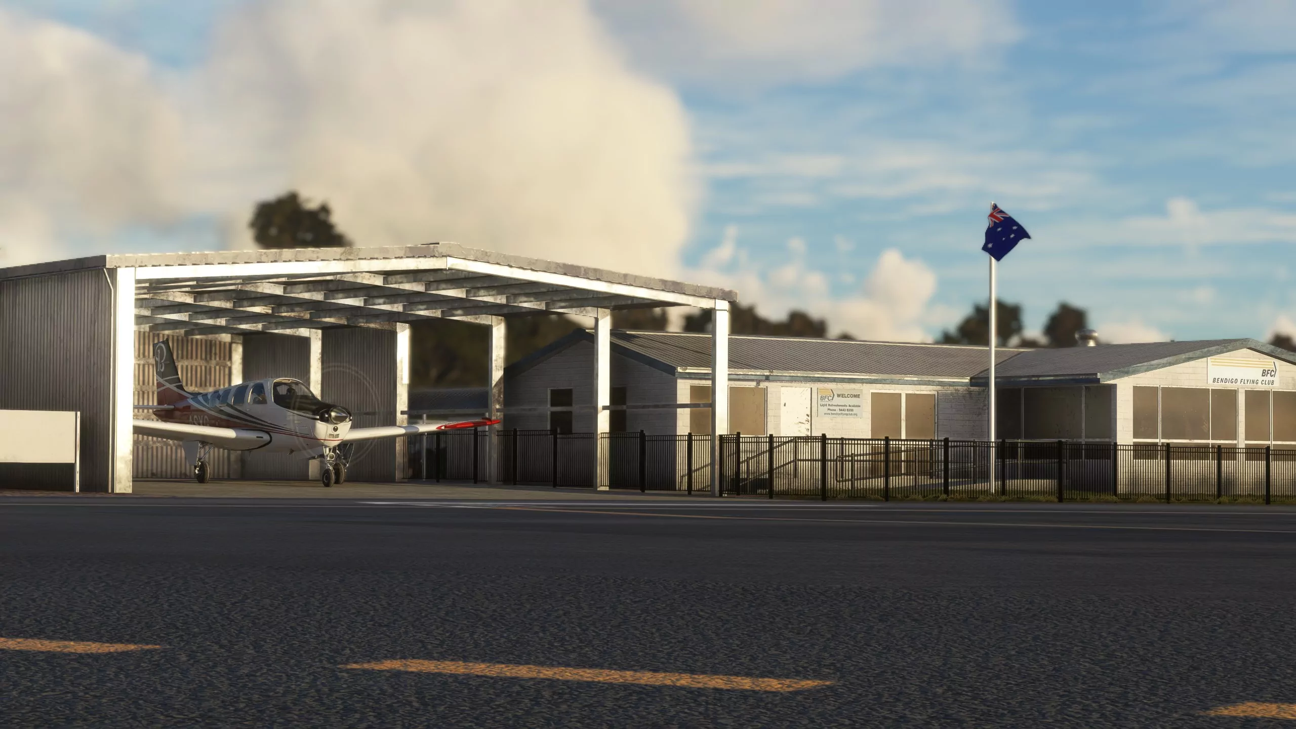 Аэропорт YBDG ( Бендиго, Австралия )
