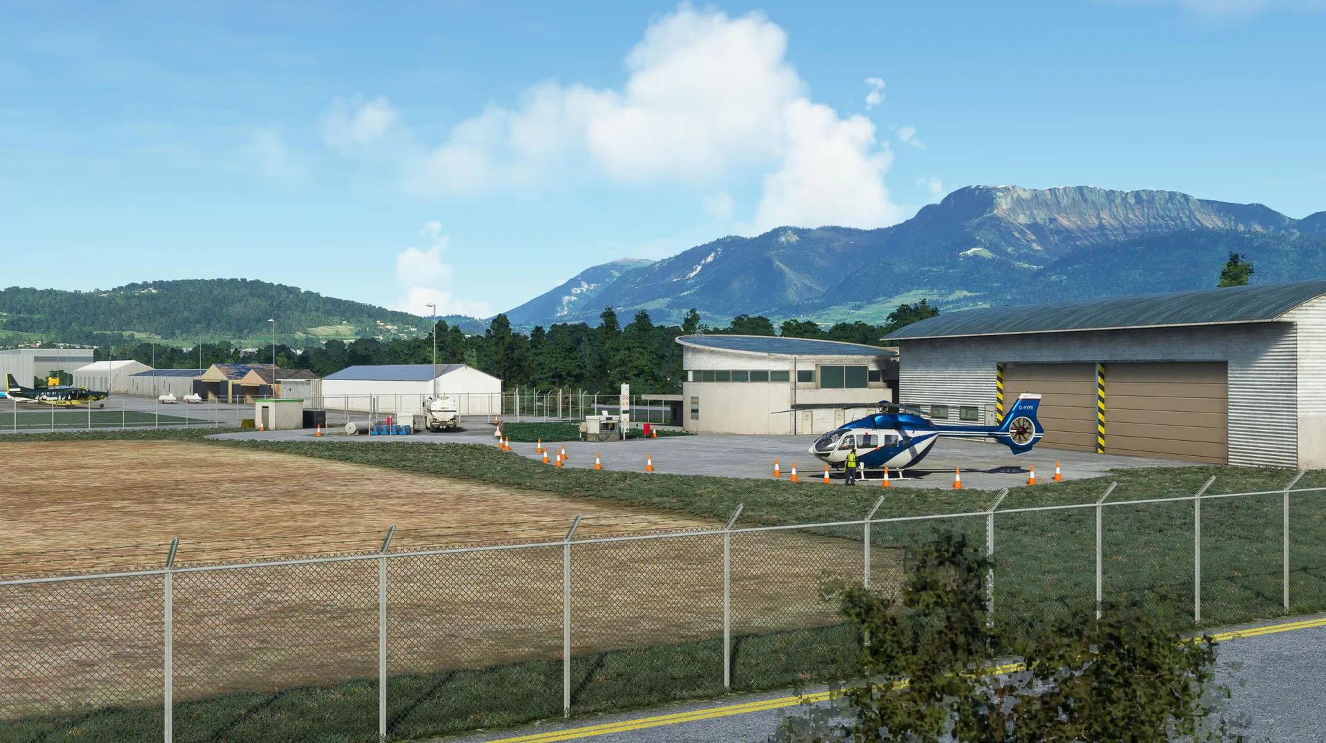 Аэропорт LFLP ( Анси, Франция )