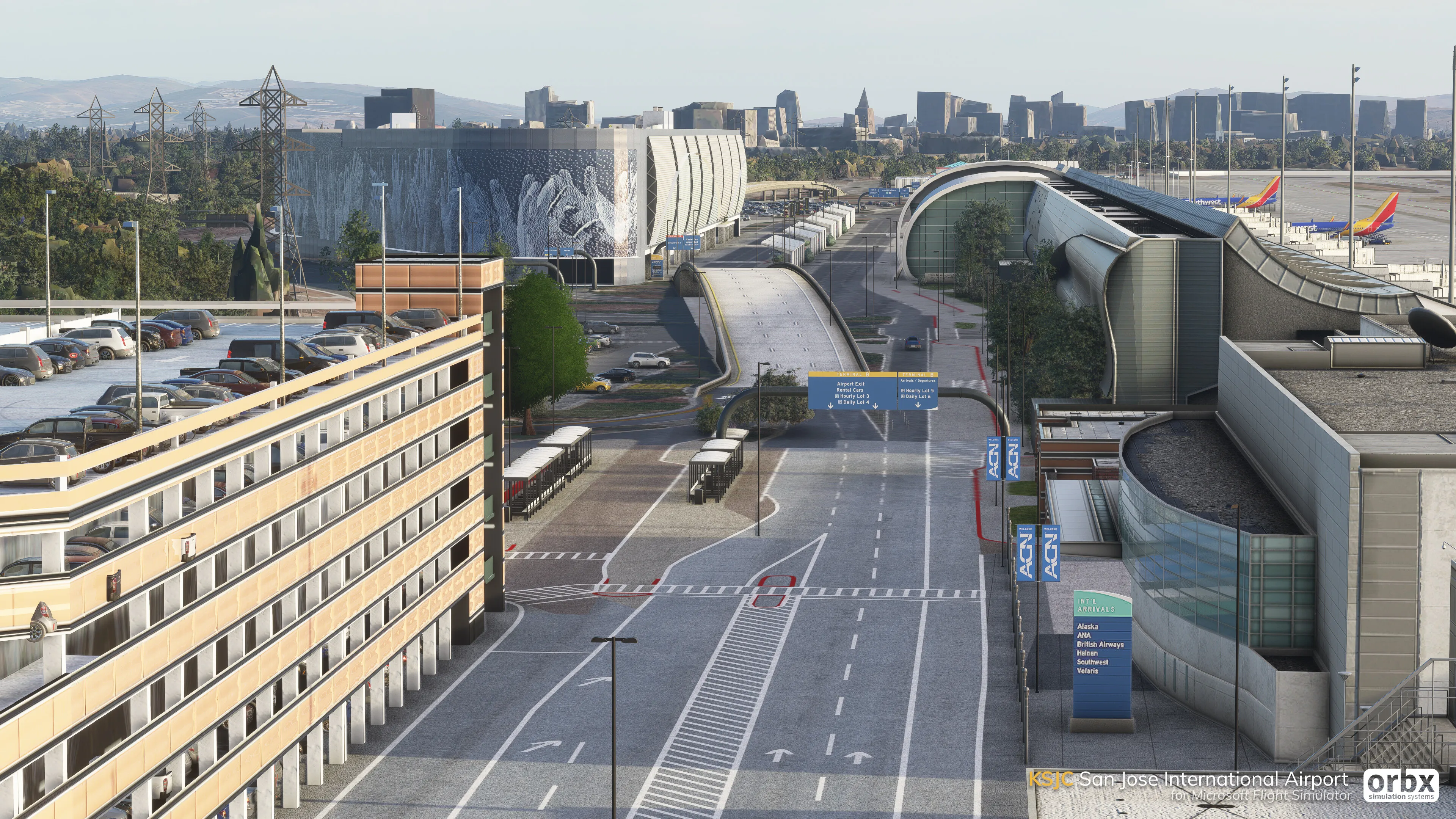 Аэропорт KSJC ( Сан-Хосе, США )