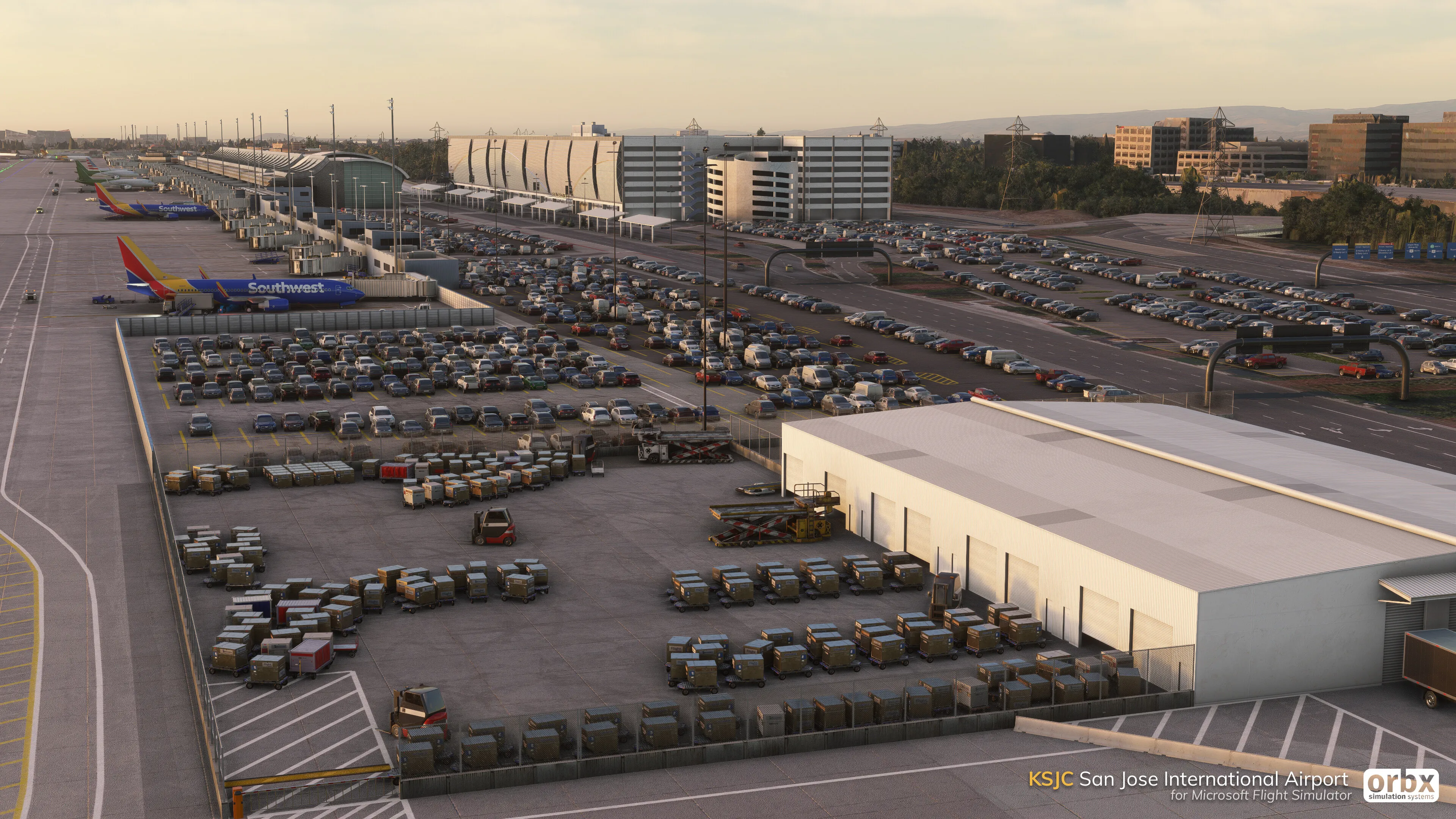 Аэропорт KSJC ( Сан-Хосе, США )