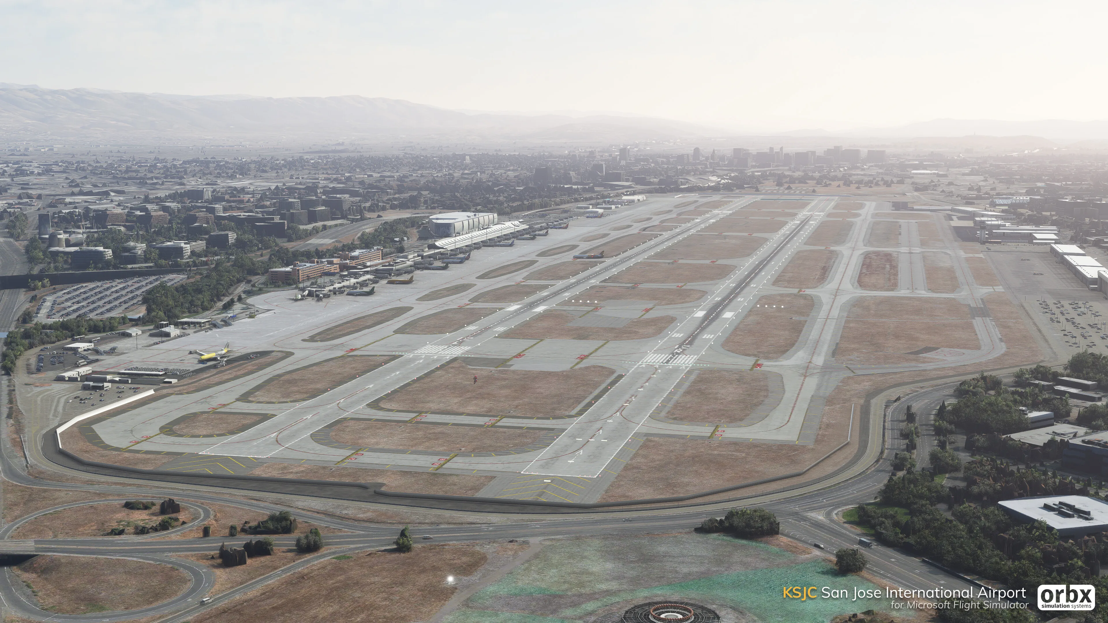 Аэропорт KSJC ( Сан-Хосе, США )