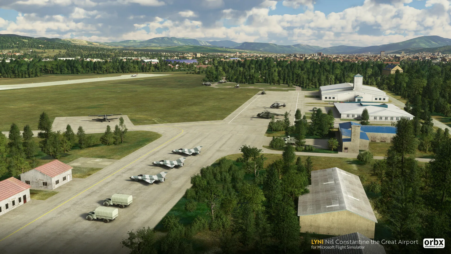 Аэропорт LYNI ( Ниш, Сербия )