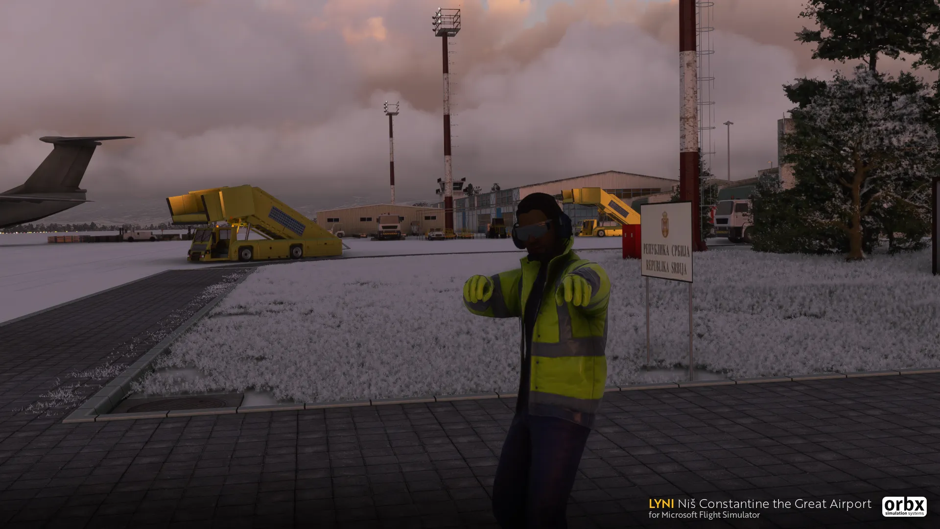 Аэропорт LYNI ( Ниш, Сербия )