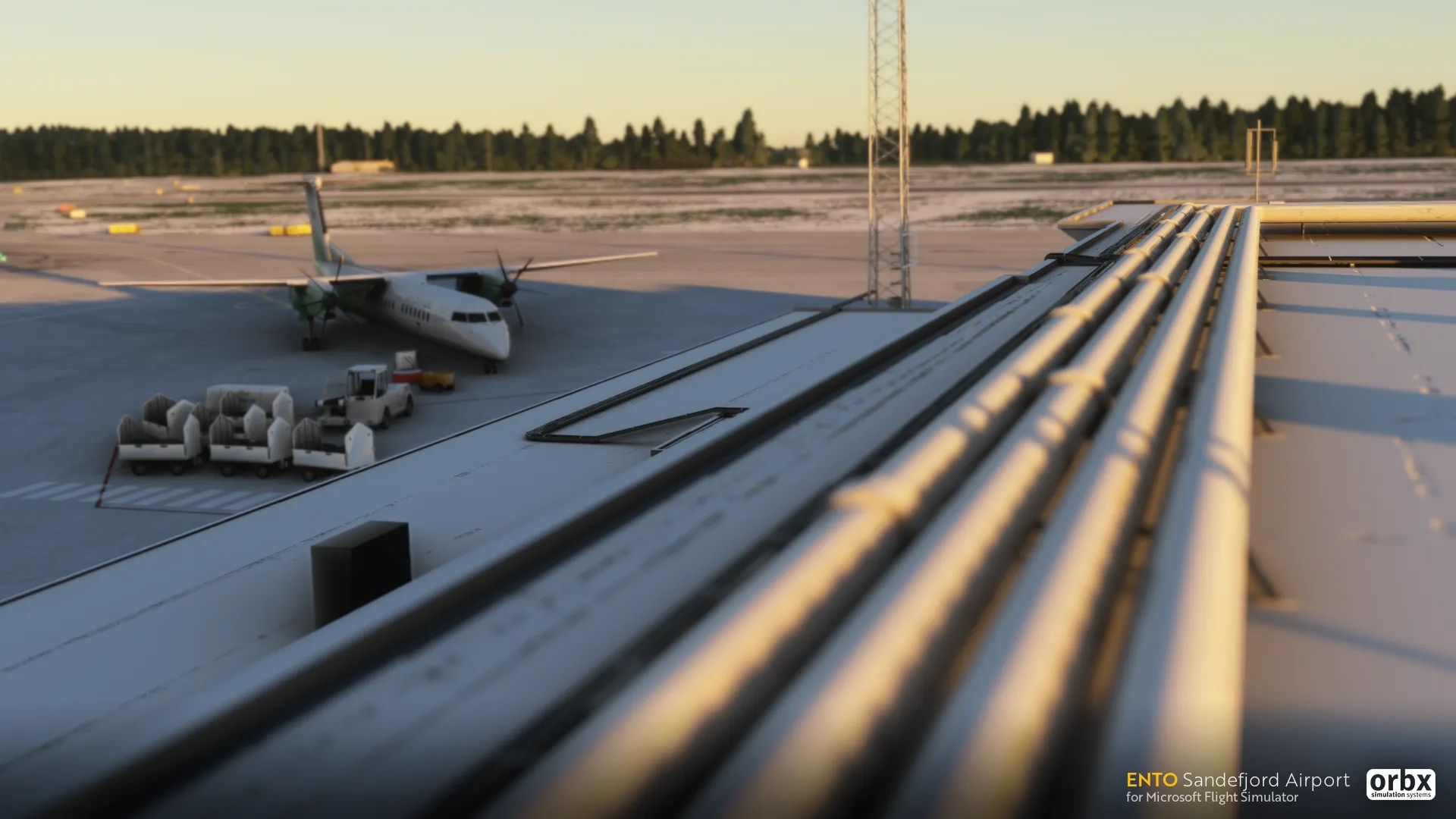 Аэропорт ENTO ( Сандефьорд, Норвегия )