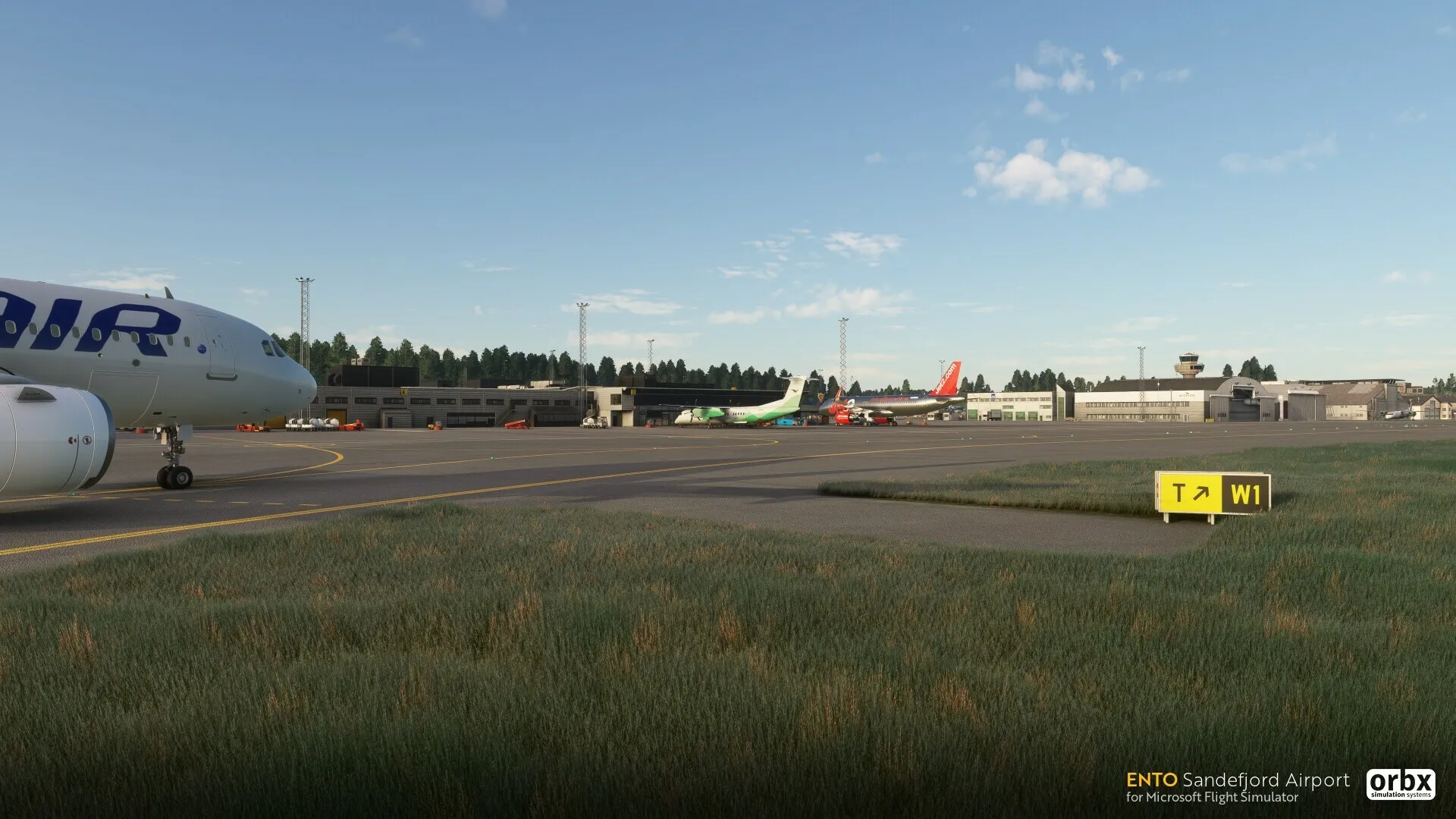 Аэропорт ENTO ( Сандефьорд, Норвегия )