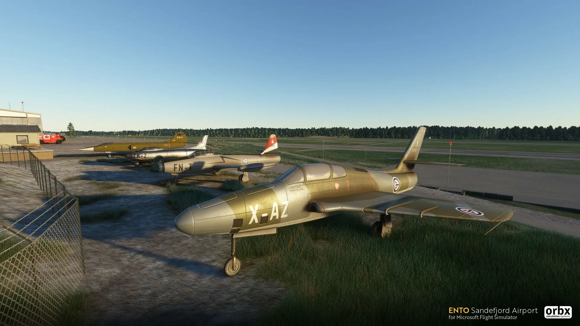 Аэропорт ENTO ( Сандефьорд, Норвегия )