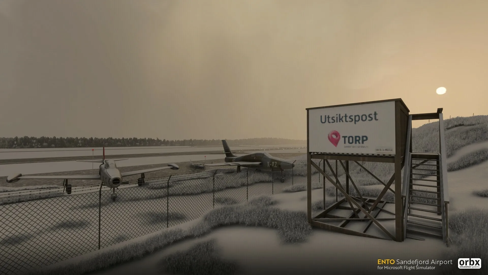 Аэропорт ENTO ( Сандефьорд, Норвегия )