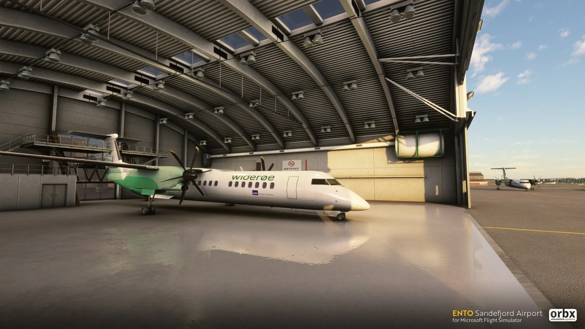 Аэропорт ENTO ( Сандефьорд, Норвегия )