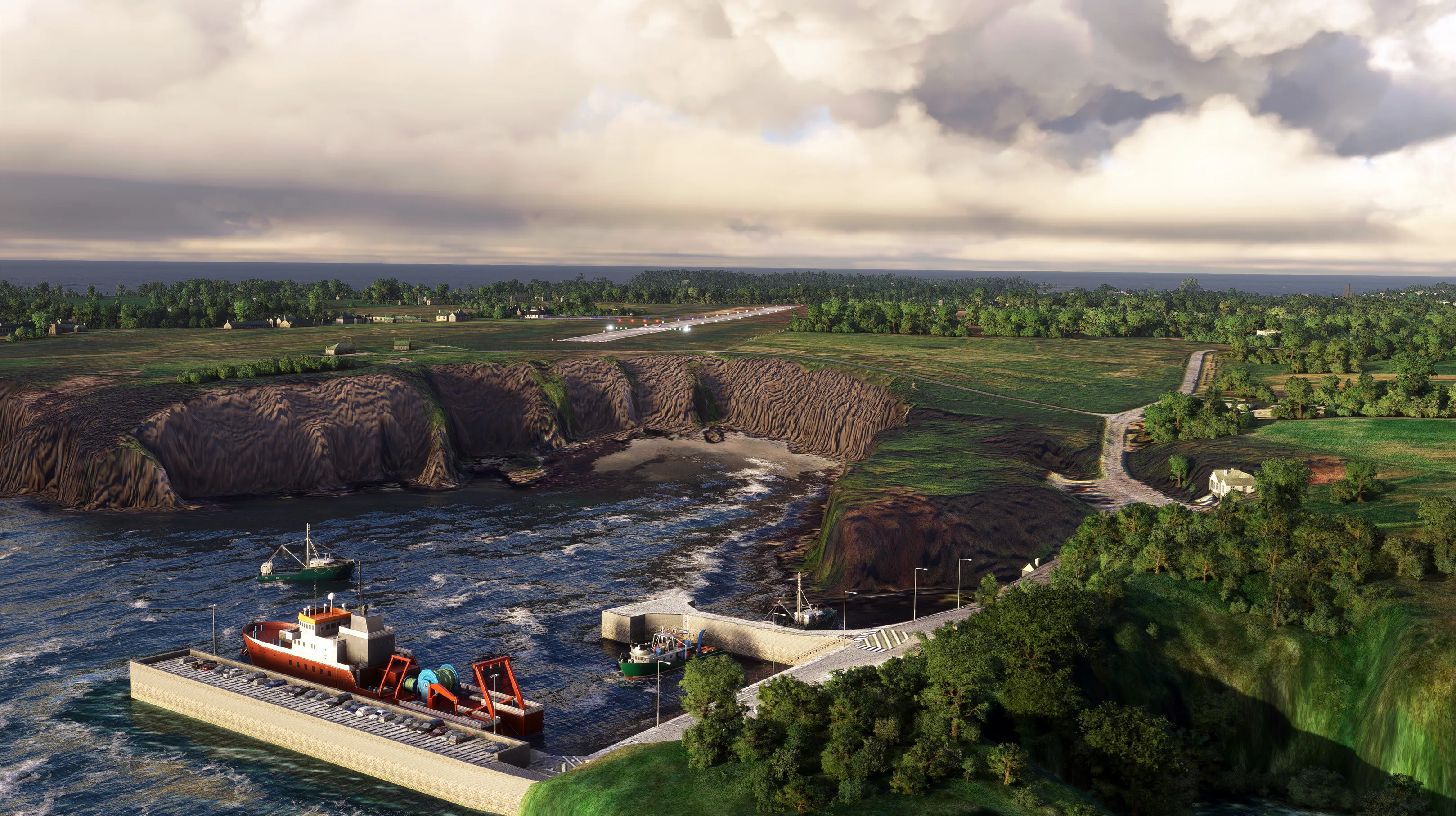 Аэропорт LFEC ( Ушант, Франция )