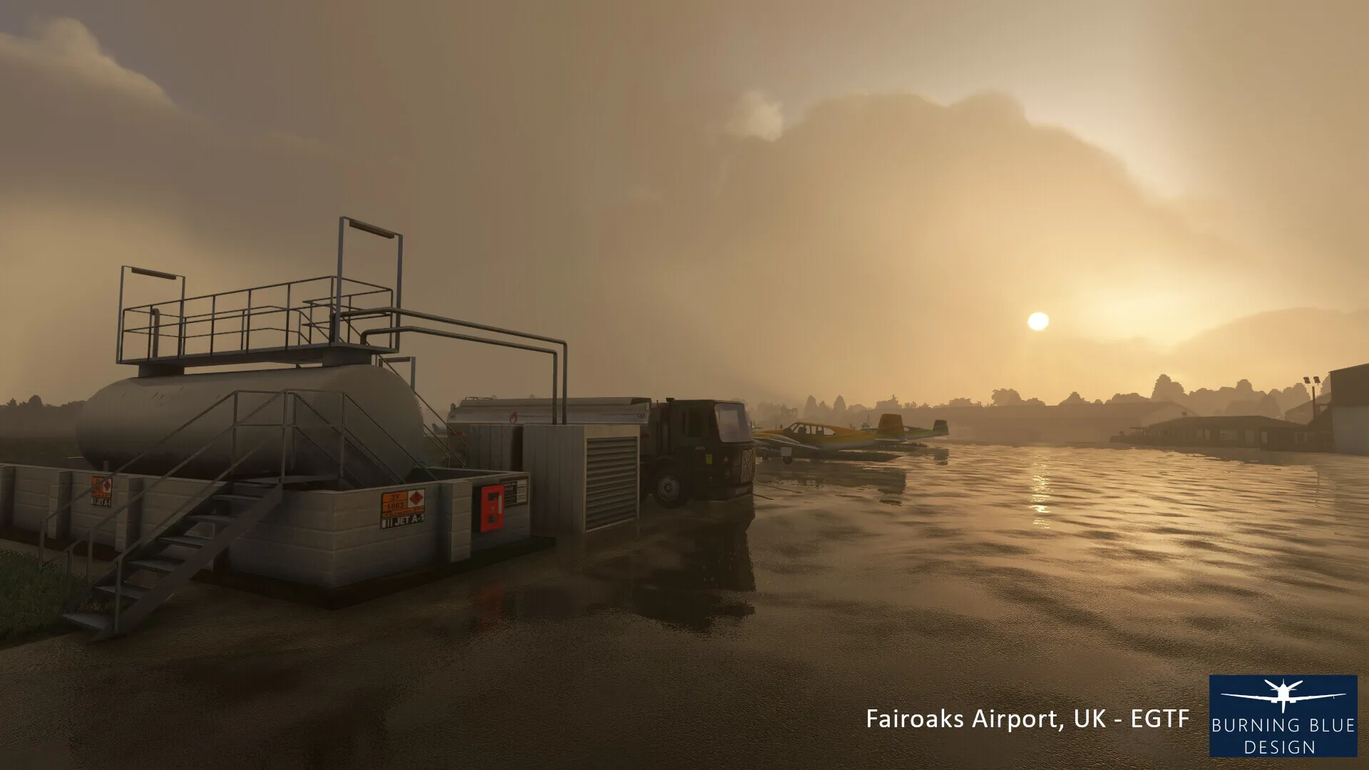 Аэропорт EGTF ( Чобхэм, Великобритания )