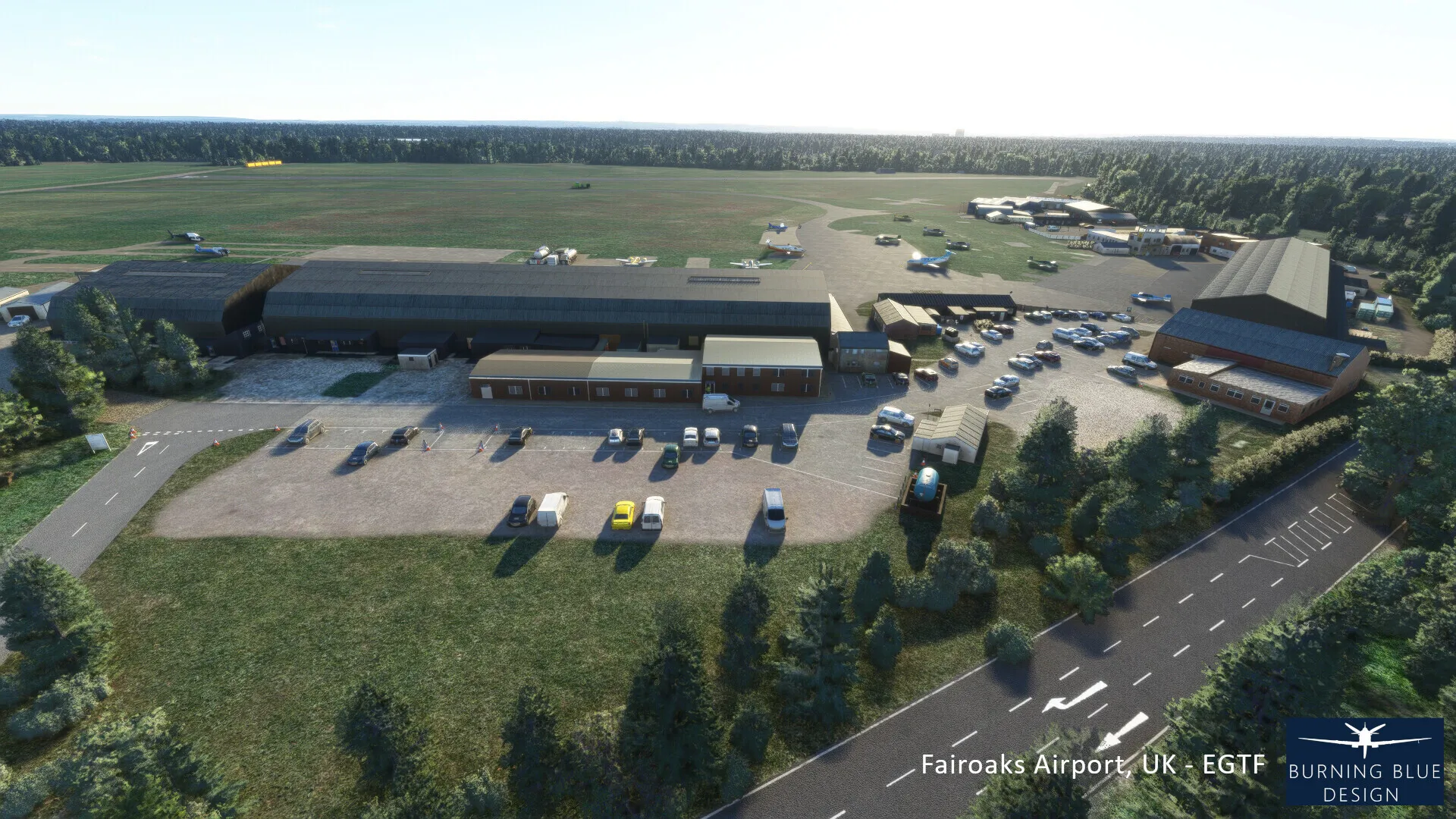 Аэропорт EGTF ( Чобхэм, Великобритания )