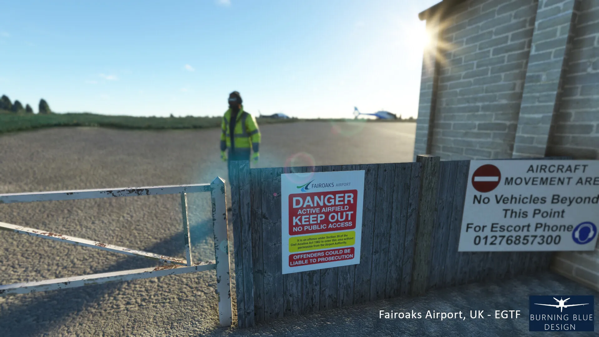 Аэропорт EGTF ( Чобхэм, Великобритания )