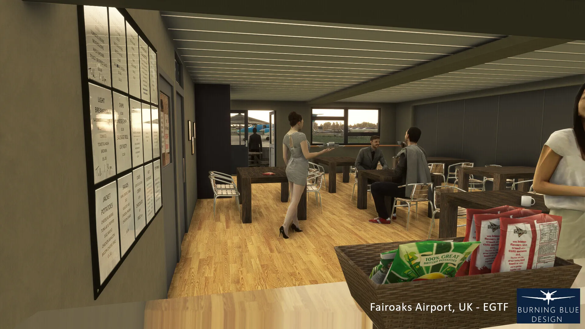 Аэропорт EGTF ( Чобхэм, Великобритания )