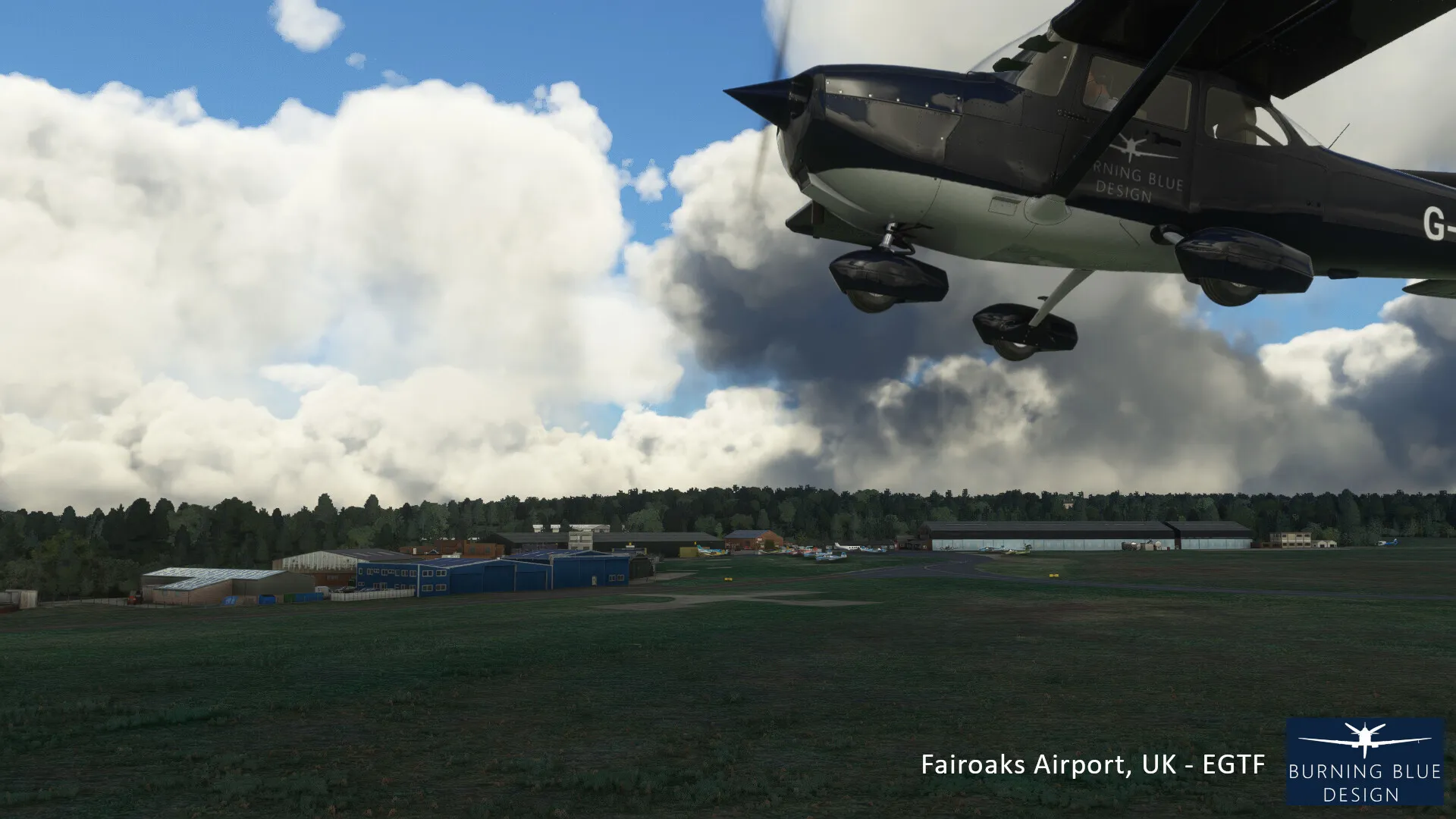 Аэропорт EGTF ( Чобхэм, Великобритания )