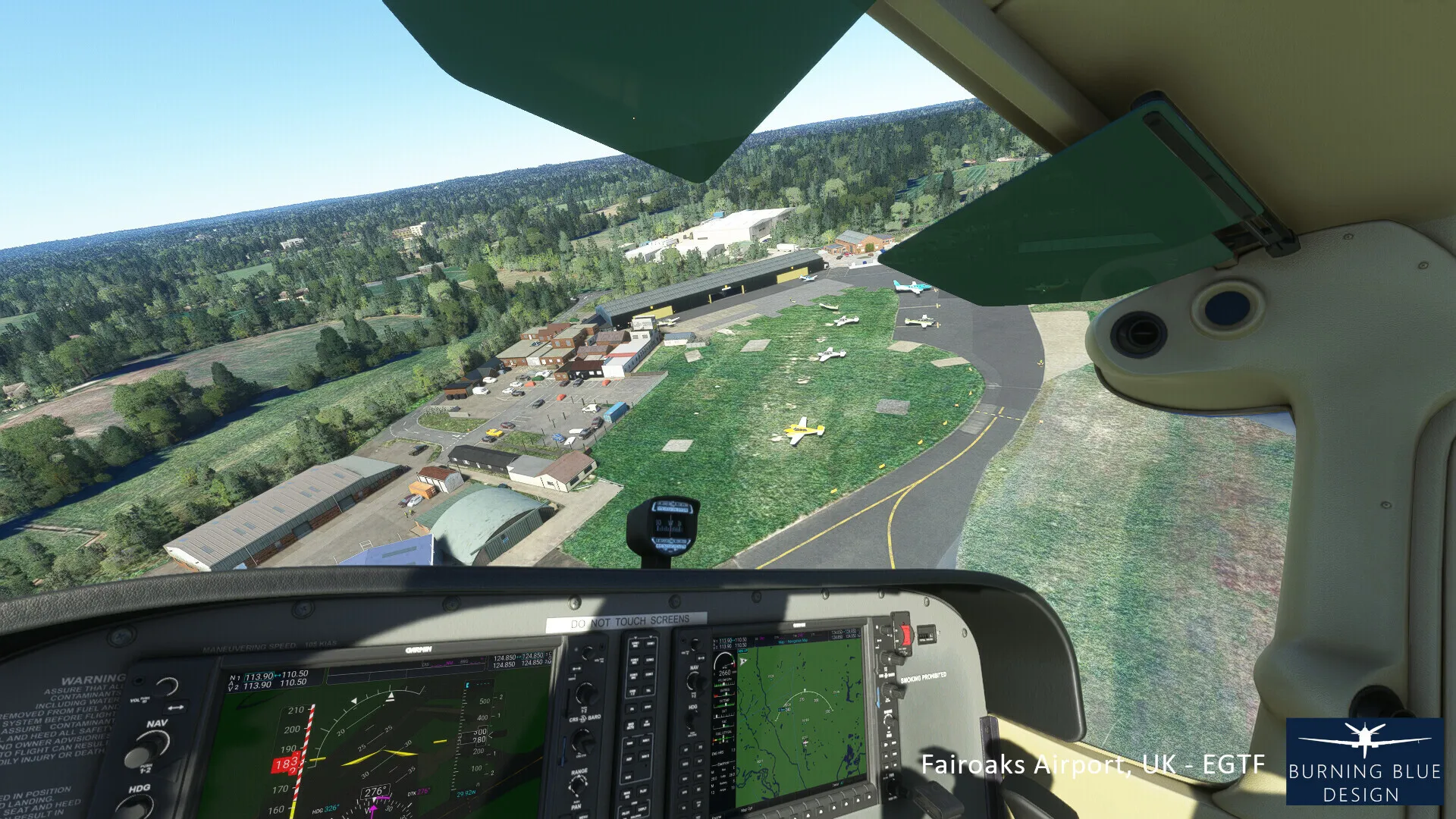 Аэропорт EGTF ( Чобхэм, Великобритания )